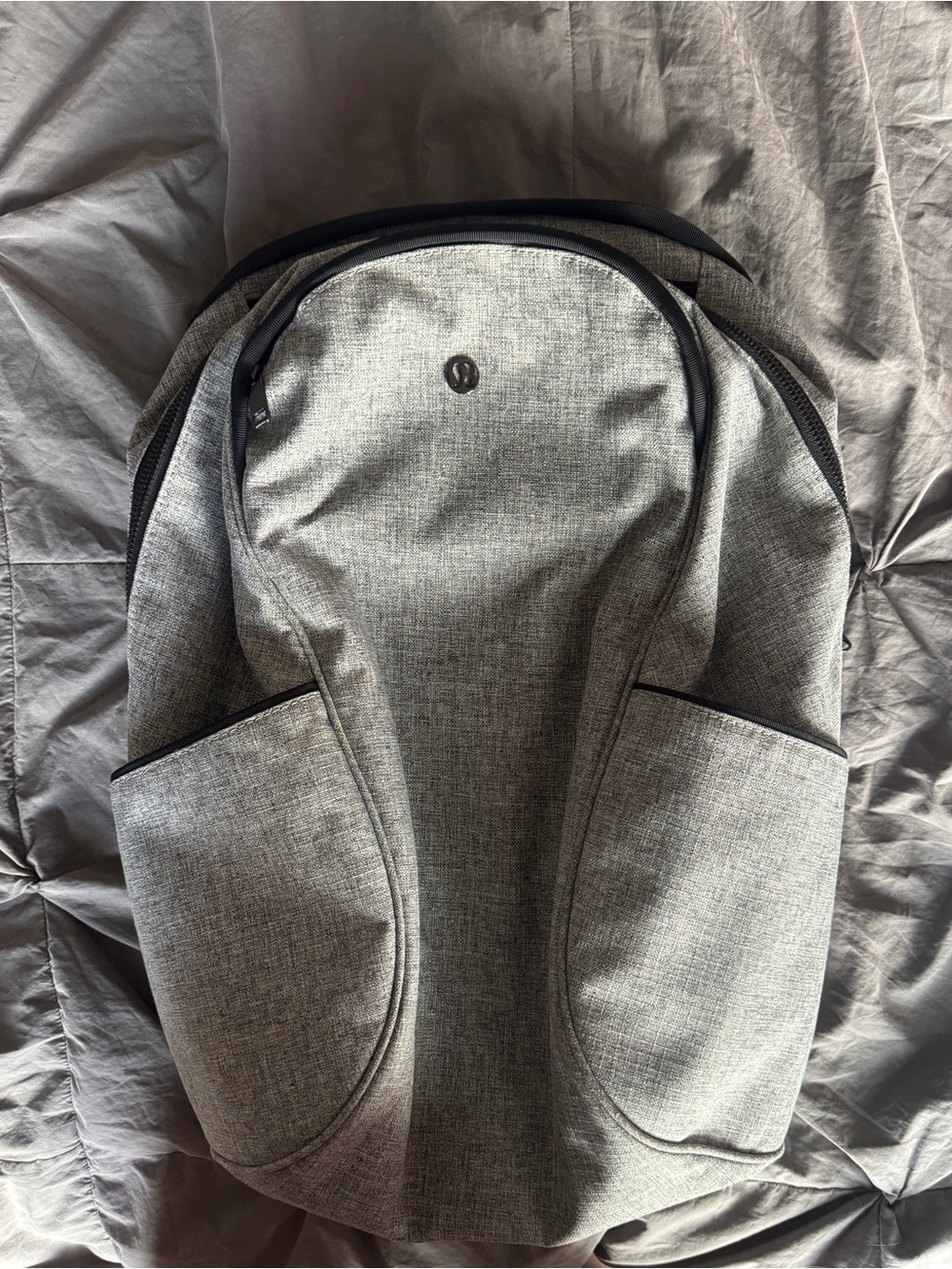 Lululemon Heather Grey Laptop Travel backpack.💻. Perfect Condition.